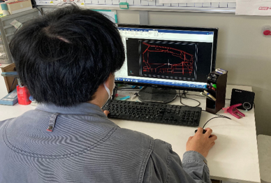 CADで建築設計を行うTNSの設計エンジニア